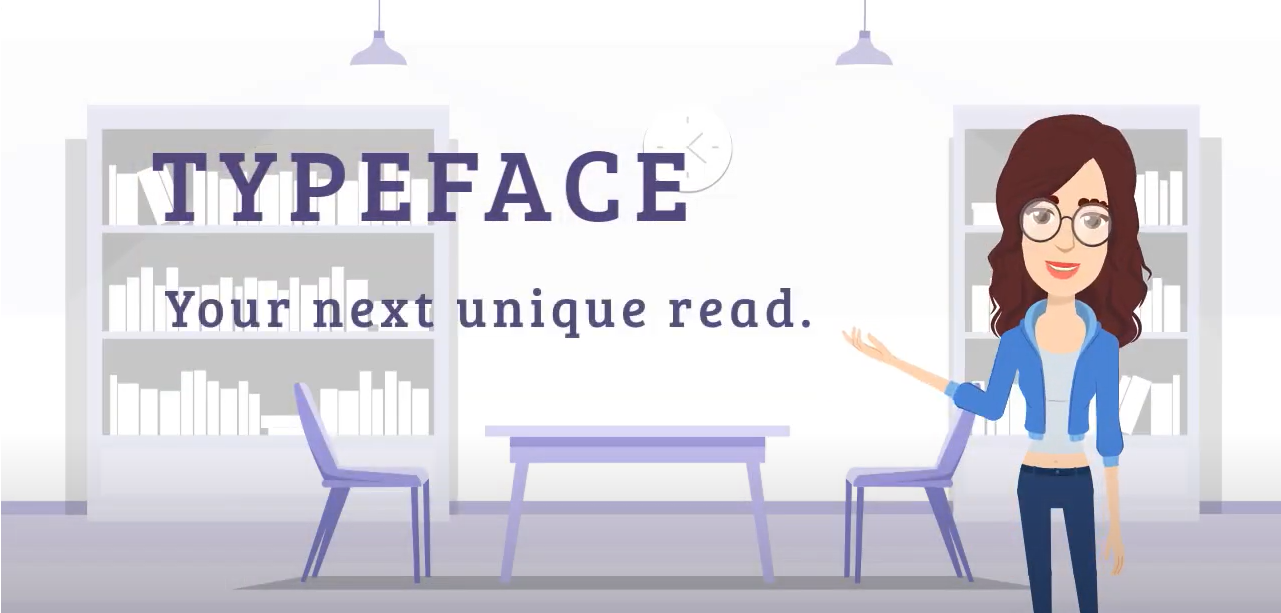 Typeface video screenshot